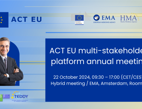 Donato Bonifazi, CVBF’s CEO to Represent TEDDY, the European Network of Excellence for Paediatric Research, in the ACT EU Multi-Stakeholder Platform Annual Meeting