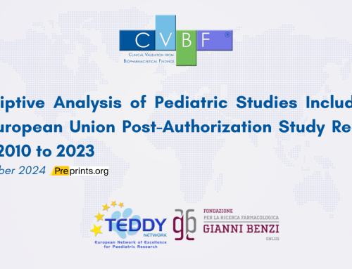 CVBF’s Researchers Unveil the Landscape of Paediatric Drug Research 2010-2023: An Analysis on Paediatric Post-Authorization Studies